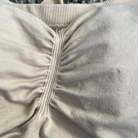 Womens IZOD lightly padded tan racerback bra size large - Picture 10 of 11